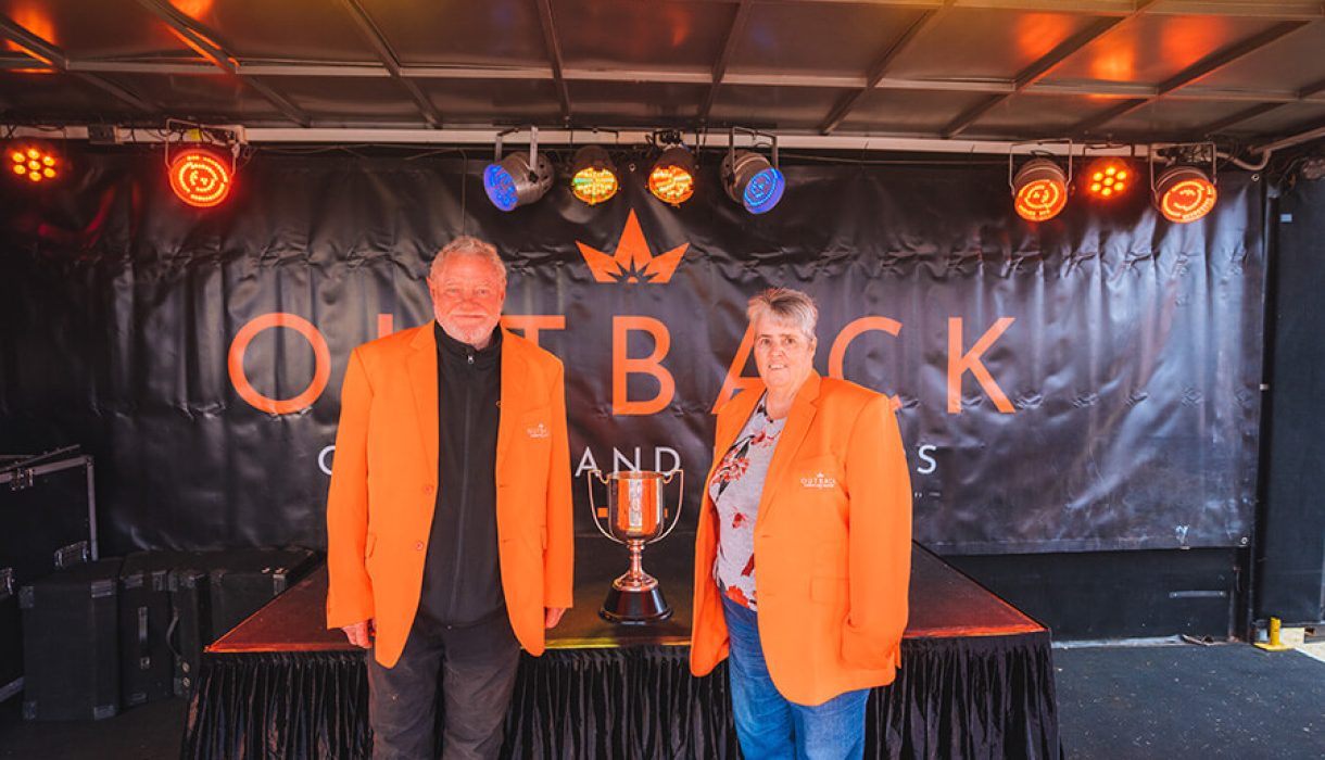 2023_OQM23_Orange Jacket Winners Bluey Reidy and Ricki Dumbleton